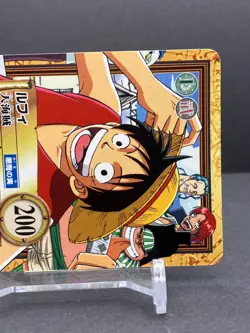 Luffy ONE PIECE Carddass Hyper Battle Promo Card TCG Japanese 2000 C-JF01.3 [AM] - Image 3