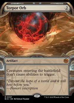 MTG TORPOR ORB 57 EXC - GLOBO DEL TORPORE - BIG EN - MAGIC - Image 1