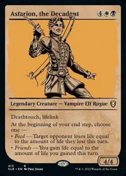 MTG ASTARION, THE DECADENT 413 FOIL EXC - ASTARION, IL LIBERTINO - CLB-X EN - Image 1