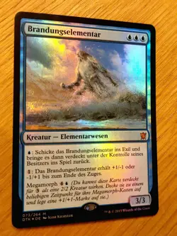 Mtg Magic: # FOIL # Brandungselementar, Shorecrasher Elemental, DEUTSCH - Image 1