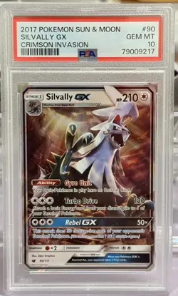 2017 Pokemon Sun and Moon Silvally GX Crimson Invasion #90 PSA 10 GEM MT RARE - Image 1