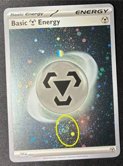 1 SWIRL HOLO Metal Energy Holo SVE 008 Scarlet & Violet 151 English Pokemon TCG - Image 2