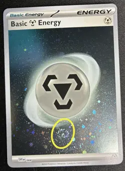 1 SWIRL HOLO Metal Energy Holo SVE 008 Scarlet & Violet 151 English Pokemon TCG - Image 3