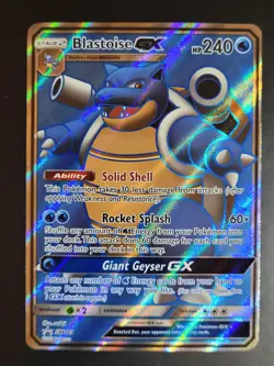 🔥 Clean Blastoise GX SM189 - 2019 Black Star Promo - Full Art Holo NM - Image 1