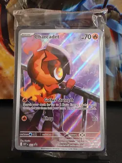 Charcadet 022 ETB Black Star Promo - Pokemon TCG Phantasmal Flames SEALED - Image 2