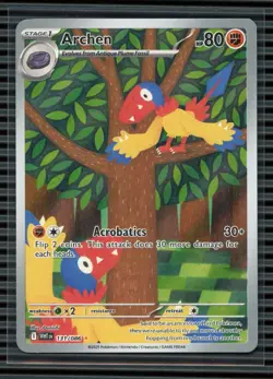2025 Pokemon SV WHT EN-White Flare #131 Archen - Image 1