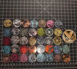 Pokemon Trading Card Game TCG 38 Vintage Coin Lot Promo Used - Image 1