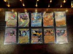 Pokemon Mega EX/V Lot Bundle 52 cards - Image 1