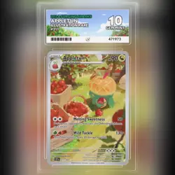Pokemon TCG Appletun Illustration Rare 211/191 Surging Sparks GEM MINT ACE 10 - Image 1
