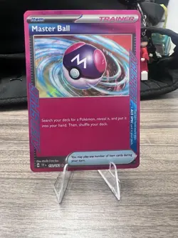 Master Ball 153/162 NM - Scarlet & Violet Temporal Forces - Pokemon TCG English - Image 1