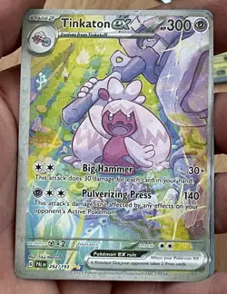 [SPECIAL ILLUSTRATION RARE] **TINKATON ex #262/193** Paldea Evolved TCG Pokemon - Image 1