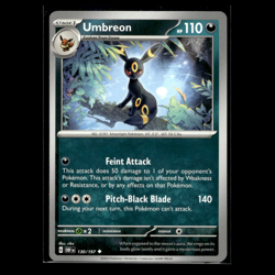 Umbreon 130 Scarlet Violet Series Obsidian Flames Pokemon TCG Buy 10 Get 10 Free - Image 1