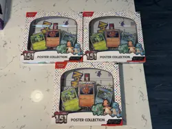 Lot Of 3x Pokemon TCG Scarlet & Violet 151 Poster Collection Boxes Sealed - Image 1