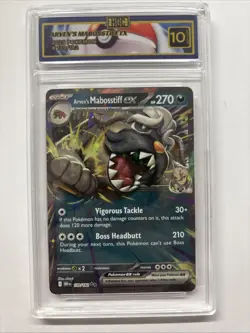 2025 Pokemon Arven’s Mobosstiff Ex #139 HGC 10 Gold Label (sb3) - Image 1