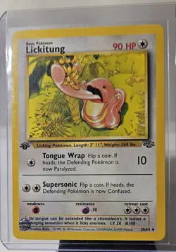 Pokemon TCG Lickitung Jungle 38/64 Non Holo 1st Edition Uncommon New Condition - Image 1