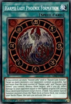 Harpie Lady Phoenix Formation - LDS2-EN084 - Common - 1st Edition - Lightly Play - Image 1