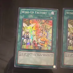 X3 Wind-Up Factory Unlimited YuGiOh Generation Force #GENF-EN054 LP - Image 2