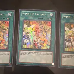 X3 Wind-Up Factory Unlimited YuGiOh Generation Force #GENF-EN054 LP - Image 3