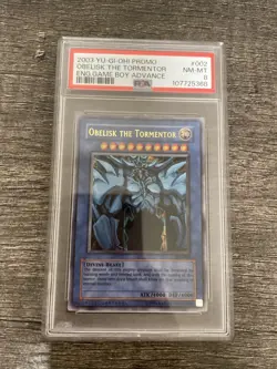 Yu-Gi-Oh! Obelisk The Tormentor Game Boy Advance Ultra Promo GBI-002 PSA 8 - Image 1