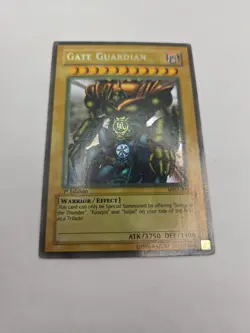 Yu-Gi-Oh! TCG Gate Guardian Metal Raiders MRD-E000 1st Edition Secret Rare - Image 1