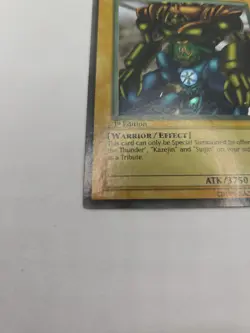 Yu-Gi-Oh! TCG Gate Guardian Metal Raiders MRD-E000 1st Edition Secret Rare - Image 2