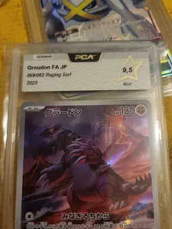 Groudon AR 069/062 SV3a Raging Surf - Pokemon Card Japanese PCA 9.5 - Image 3