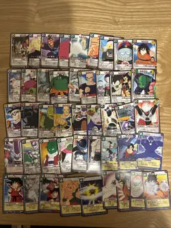 Lot De 45 Cartes dragon ball Z Carddass Card Game Regulars Regs - Image 1