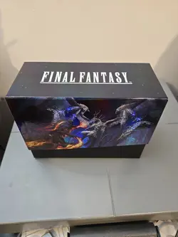 Magic MTG Final Fantasy Gift Bundle EMPTY Storage Deck Box With Poster + Tokens - Image 5