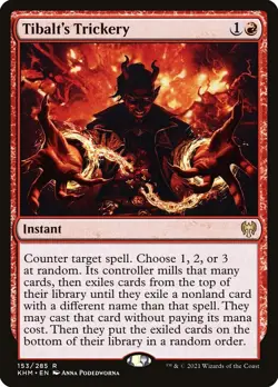 Tibalt's Trickery ~ MTG ~ Kaldheim ~ Rare (NM/M) - Image 1