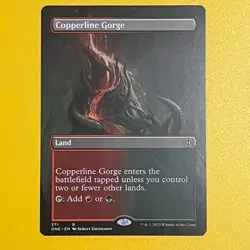 Copperline Gorge | Borderless | R | 371 | Phyrexia: All Will Be One | MTG - Image 1