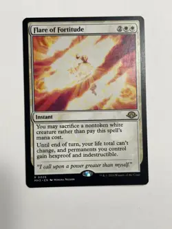 Flare of Fortitude Modern Horizons 3 Magic the Gathering MTG - Image 1