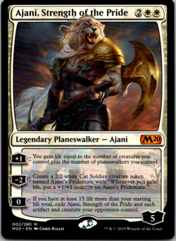 Ajani, Strength of the Pride M Core Set 2020 M20 2 NM Normal - Image 1