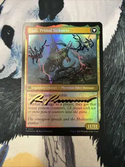 Signed And Altered Etali, Primal Conqueror Foil - Image 2