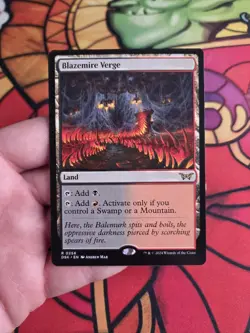 Blazemire Verge Duskmourn: House of Horror MTG NM - Image 1