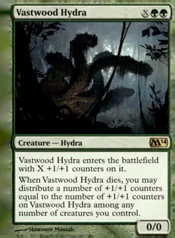 Magic 2014 (M14) #198 Vastwood Hydra - Image 1