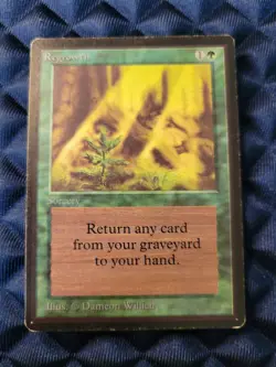 BETA Regrowth Magic the Gathering - MTG LP - Image 1