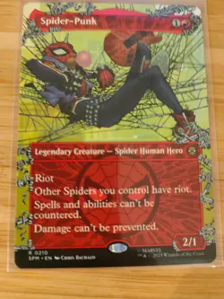 MTG Spider-Punk (Borderless) 0210 Spider-Man M/NM Free UK P&P - Image 1