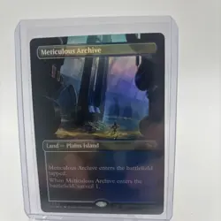 METICULOUS ARCHIVE 2024 MTG MURDERS AT KARLOV MANOR FOIL BORDERLESS RARE LAND!!! - Image 2