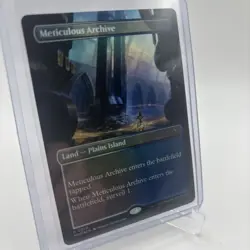 METICULOUS ARCHIVE 2024 MTG MURDERS AT KARLOV MANOR FOIL BORDERLESS RARE LAND!!! - Image 3