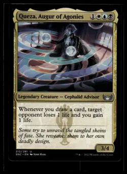 Streets of New Capenna #212 Queza, Augur of Agonies - Image 1