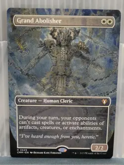 Mtg GRAND ABOLISHER BORDERLESS NM CMM 0625 -Argo- - Image 1