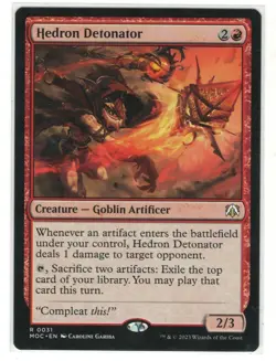 MTG Hedron Detonator March of Machine Magic The Gathering TCG - Image 1