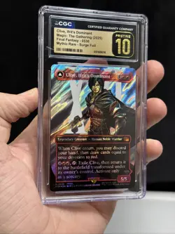 Clive, Ifrit's Dominant (Borderless) (Surge Foil) Final Fantasy CGC Pristine 10 - Image 1