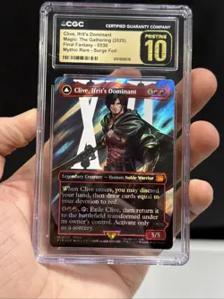 Clive, Ifrit's Dominant (Borderless) (Surge Foil) Final Fantasy CGC Pristine 10 - Image 2