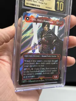 Clive, Ifrit's Dominant (Borderless) (Surge Foil) Final Fantasy CGC Pristine 10 - Image 3