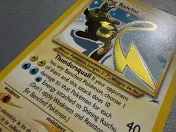 Pokemon Card TCG Shining Raichu Neo Destiny Secret Rare Holo 111/105 - LP - Image 5