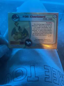 1999 Topps Pokemon TV Animation Edition #06 Charizard Non-Holo Mint Condition - Image 2