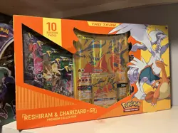 Pokemon TCG Reshiram Charizard Premium Collection Box - Image 1