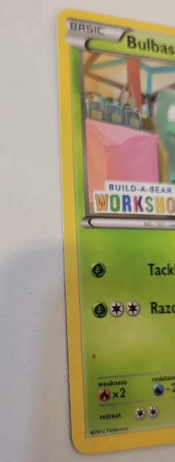 Bulbasaur 1/108 Build-A-Bear Workshop Stamped Dark Explorers Pokemon TCG LP - Image 2