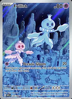 2025 POKEMON SV WHITE FLARE WHT EN #126/086 FRILLISH ILLUSTRATION RARE - Image 1